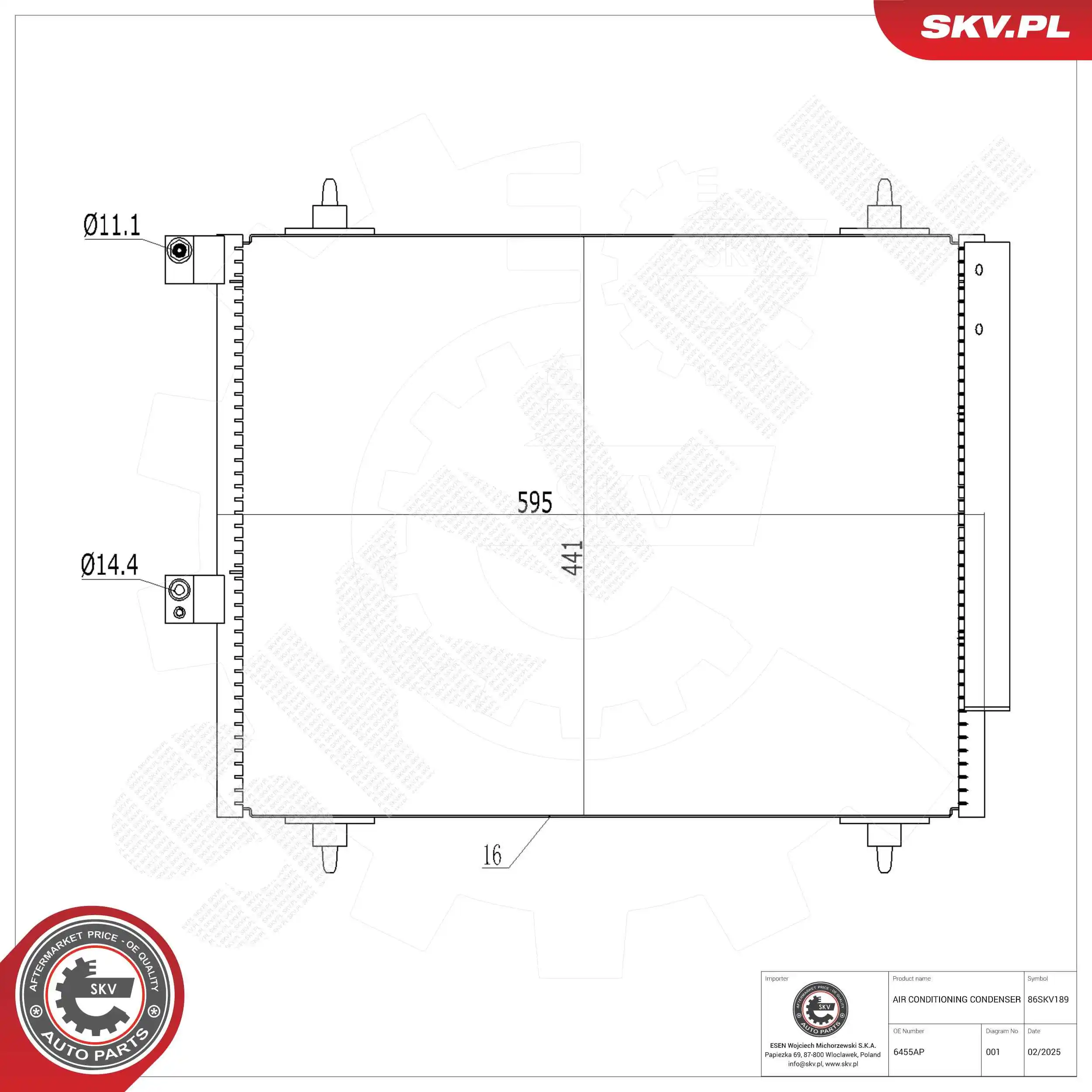 Condenser, air conditioning